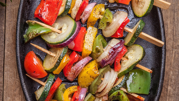 Kamado Grilled Smoked Veggie Skewers: A Healthy, Flavorful BBQ Favorite