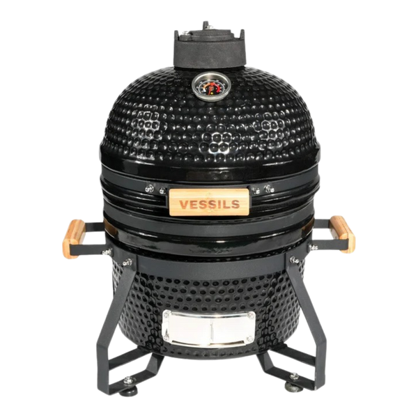 VESSILS POCO - Tabletop Kamado Charcoal Grill Set (13-in W)