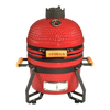 VESSILS POCO - Tabletop Kamado Charcoal Grill Set (13-in W)