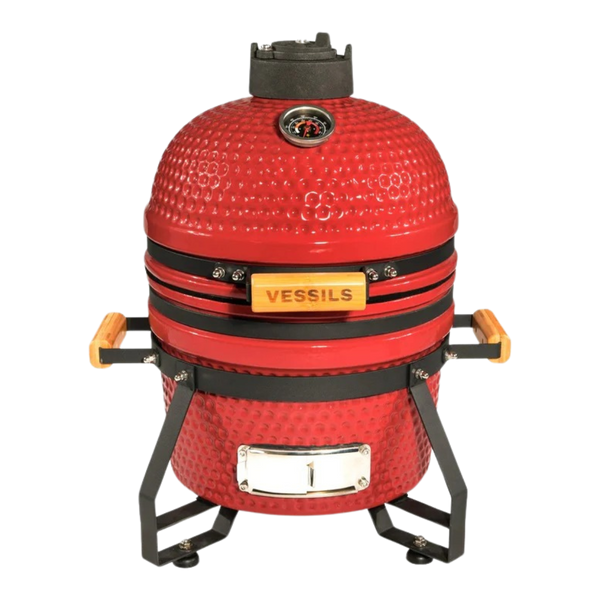 VESSILS POCO - Tabletop Kamado Charcoal Grill Set (13-in W)
