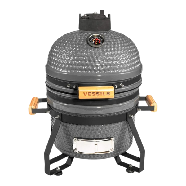 VESSILS POCO - Tabletop Kamado Charcoal Grill Set (13-in W)