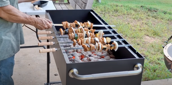 Chicken Kabobs and Grilled Peaches: A Simple Backyard Grilling Guide