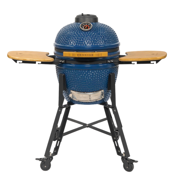 VESSILS Classic M Kamado Charcoal Grill with Grill Cover (16-in W )