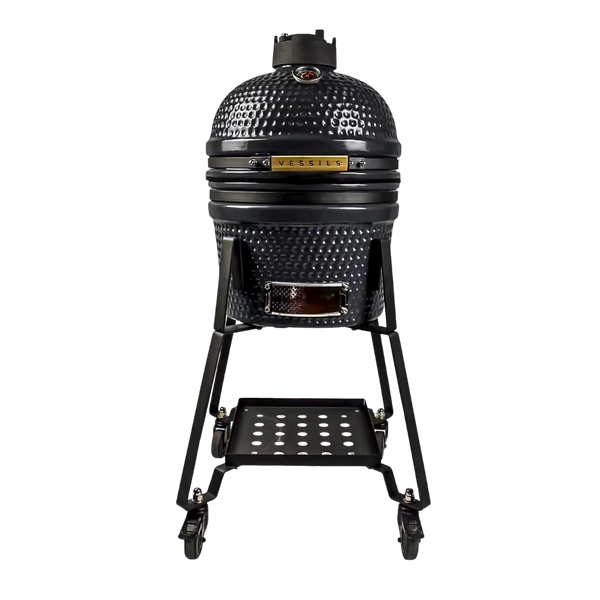 VESSILS 4-Wheel Rolling Cart for VESSILS 13" Kamado Grill