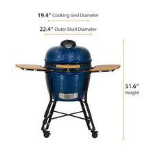 【Arrives in 35 days】VESSILS Classic - 22 Inch Kamado Charcoal Grill (19-in W) with Grill Cover
